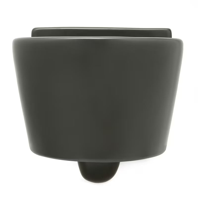 Viseća WC Školjka Roca Inspira u mat boji oniks s bezrubnom izvedbom Rimless i skrivenim pričvršćenjem.