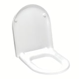 Bijele WC daska Roca Nexo od duroplasta sa sustavom soft Close i metalnim šarkama