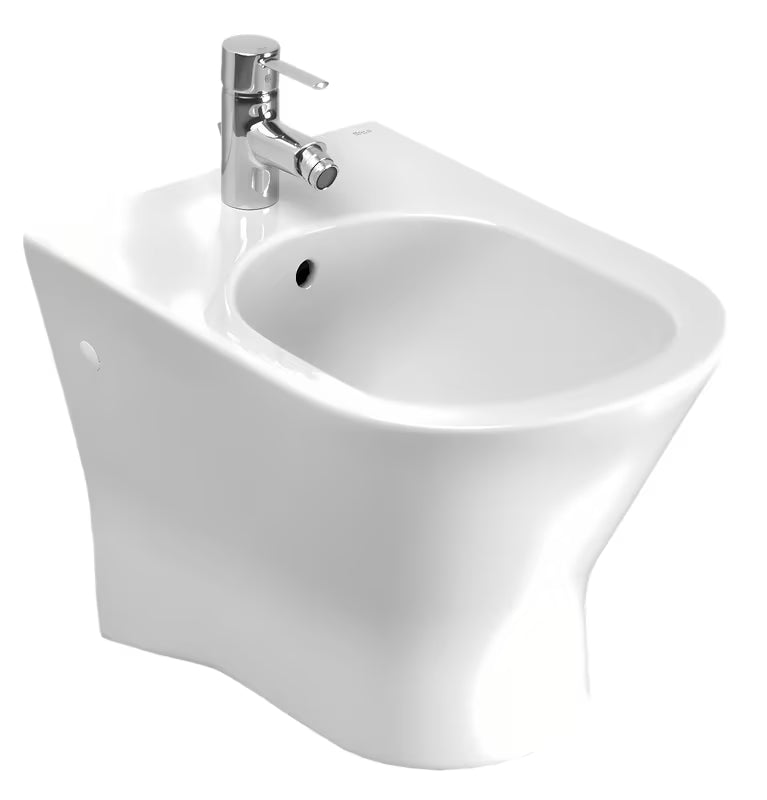 Bijeli viseći bide Roca Nexo pro za modernu kupaonicu