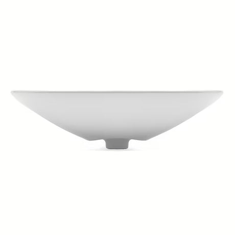 Bijeli viseće keramički umivaonik Roca Nexo s preljevom i otvorom pro za slavinu u sredini