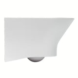 Bijeli viseća WC školjka Roca Nexo bez sustava za ispiranje sa skrivenim pričvršćenjem