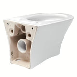 Bijeli viseća WC školjka Roca Nexo bez sustava za ispiranje sa skrivenim pričvršćenjem