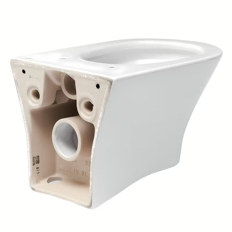 Bijeli viseća WC školjka Roca Nexo bez sustava za ispiranje sa skrivenim pričvršćenjem