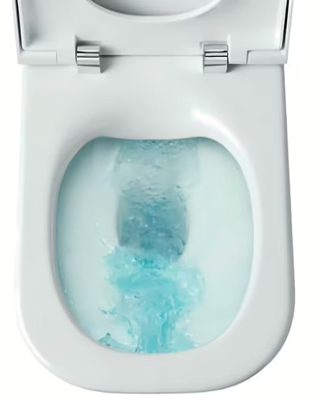 Bijeli viseća WC školjka Roca Nexo bez sustava za ispiranje sa skrivenim pričvršćenjem