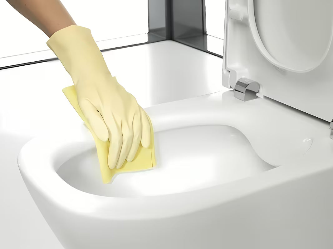 Bijeli viseća WC školjka Roca Nexo bez sustava za ispiranje sa skrivenim pričvršćenjem