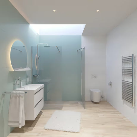 Viseća kupaonski ormarić Roca Ona s keramičkim umivaonikom u mat bijeloj boji