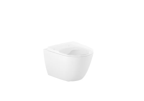 Viseća WC Školjka Roca Ona u bijeloj boji sa skrivenim pričvršćenjem i otvorenim ispiranjem