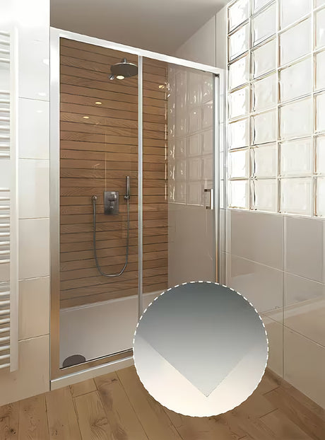 Roth Ambient Line klizne tuš vrata za nišu 150 cm u sjajnom kromu s prozirnim staklom