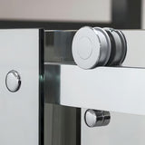 Roth Ambient Line klizne tuš vrata za nišu 150 cm u sjajnom kromu s prozirnim staklom