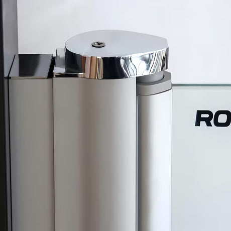 Paravan za Kadu Roth DV1 140x85 cm sa zaokretnim otvaranjem i profilom u mat kromu