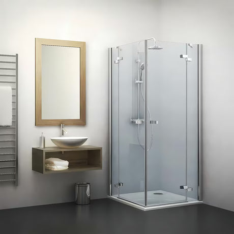 Roth Elegant Line tuš vrata 110 cm u sjajnom kromu, lijeva izvedba, prozirno staklo bez dekora
