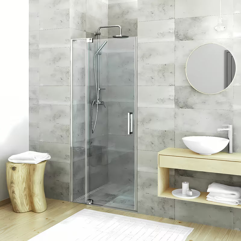 Roth Elegant Neo Line bez okvira tuš vrata 120 cm u sjajnom kromu s prozirnim staklom