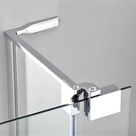 Roth Elegant Neo Line bezokvirna tuš vrata 90 cm u sjajnom kromu s prozirnim staklom