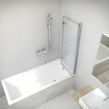 Pravokutna akrilna kada Roth Kubic Neo 160x80 cm modernog dizajna