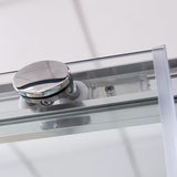 Tuš vrata Roth Lega Line 150 cm s kliznim otvaranjem, sjajnim kromiranim profilom i prozirnim staklom.