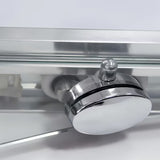 Roth Lega Line klizne tuš vrata 160 cm u sjajnom kromu s prozirnim staklom