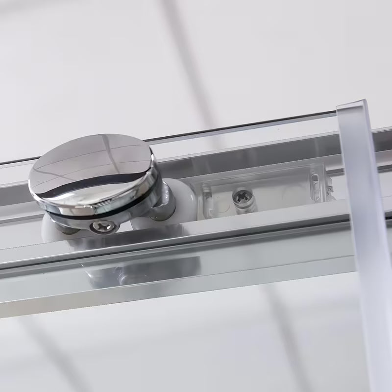 Klizne tuš vrata Roth Lega Line 120 cm u sjajnom kromu s prozirnim staklom za nišu