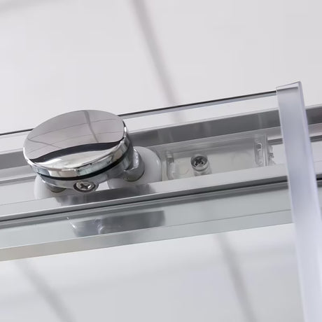 Klizne tuš vrata Roth Lega Line 120 cm u sjajnom kromu s prozirnim staklom za nišu