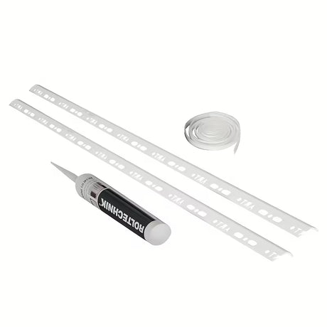 Roth montažni set pro brtvljenje tuš kade sa silikonskim brtvilom, pokrivnom letvicom i trakom