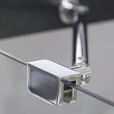 Fiksna paravan za kadu Roth Pxv1 152x70 cm s prozirnim staklom i kromiranim profilom