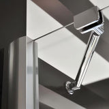 Fiksna paravan za kadu Roth Pxv1 152x70 cm s prozirnim staklom i kromiranim profilom