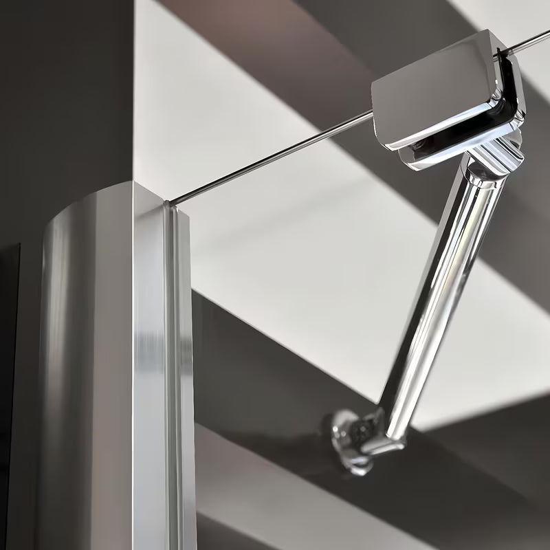 Fiksna paravan za kadu Roth Pxv1 152x70 cm s prozirnim staklom i kromiranim profilom