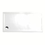 Pravokutna niska tuš kada Roth Flat Kvadro 150x80 cm od bijelog akrila