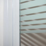 Roth Screen paravan za kadu 130x75 cm s bijelim profilom i obostranim otvaranjem