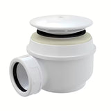 Bijeli sifon za tuš kadu Roth kao pribor za tuš kadu