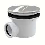 Tuš kanalica sifon Roth s pokrovom od nehrđajućeg čelika u krom izvedbi pro odvodni otvor 90 mm.