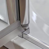 Tuš vrata Roth Tower Line 90 cm u sjajnom kromu s prozirnim staklom