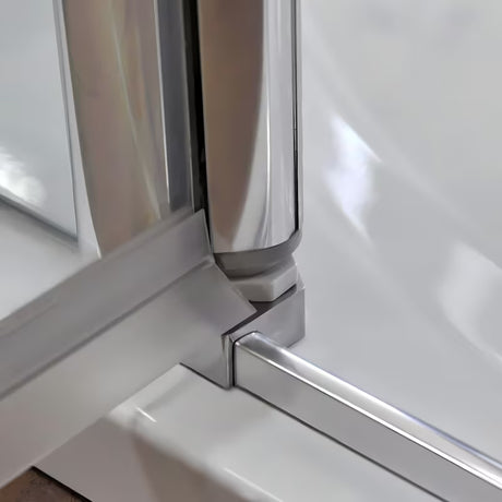 Tuš vrata Roth Tower Line 90 cm u sjajnom kromu s prozirnim staklom