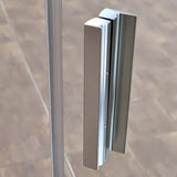 Tuš vrata Roth Tower Line 90 cm u sjajnom kromu s prozirnim staklom