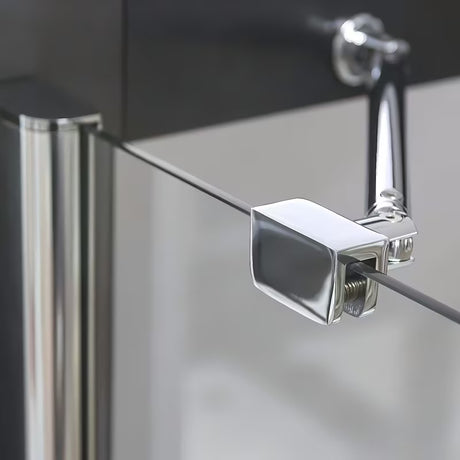 Tuš stranica za vrata  Roth Tower Line 70 cm u sjajnom kromu s prozirnim staklom