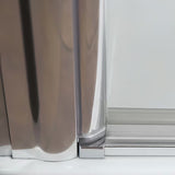 Roth Tower Line tuš vrata 90 cm u sjajnom kromu s prozirnim staklom i zaokretnim otvaranjem