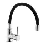 Miješalica za Sudoper S-Line sa silikonskim flexi crijevom u crnoj mat i krom izvedbi.