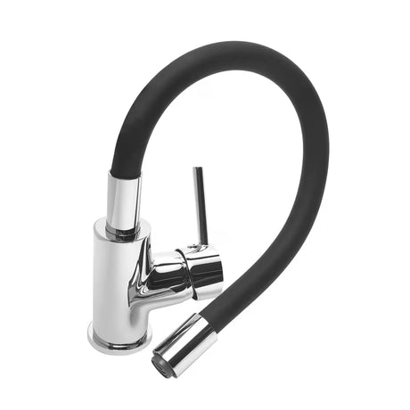 Miješalica za Sudoper S-Line sa silikonskim flexi crijevom u crnoj mat i krom izvedbi.