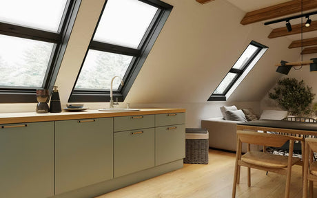 S-Line jednoručna baterija miješalica za sudoper sa silikonskim izljevom u izvedbi bež i krom