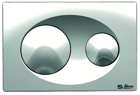 Kromirani tipka za aktiviranje S-Line od plastike pro podžbukni vodokotlići