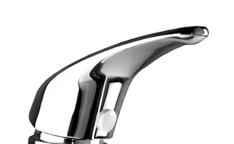 Kromirana ručica S-Line u sjajnoj izvedbi kao zamjenski dio za slavinu.