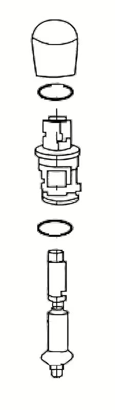 Zamjenski preusmjerivač S-Line pro za slavinu SL 242 pro za prebacivanje između kade i tuša