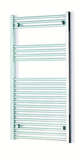 Kombinirani kupaonski radijator S-Line 600 x 1118 mm u krom izvedbi s ravnim profilom.