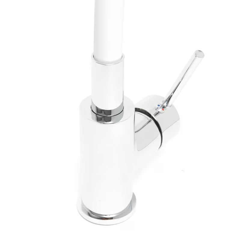 S-Line Pro miješalica za sudoper u bijeloj i krom izvedbi sa silikonskim fleksibilnim izljevom