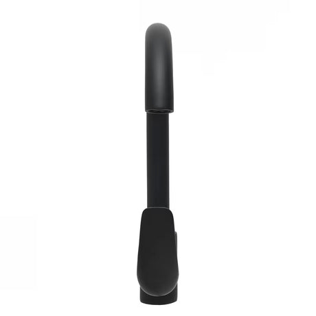 S-Line Pro jednoručna baterija stojeća miješalica za sudoper u crnoj mat izvedbi s okretnim izljevom.