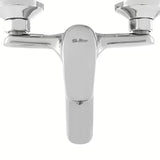 Jednoručna Baterija zidna miješalica za kadu S-Line Pro u krom izvedbi sa zaobljenim dizajnom