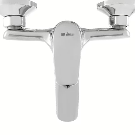 Jednoručna Baterija zidna miješalica za kadu S-Line Pro u krom izvedbi sa zaobljenim dizajnom