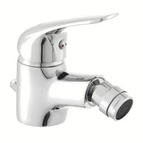 Jednoručna Baterija stojeća miješalica za bide SIKO S-Line Pro s odvodom u kromiranoj izvedbi.