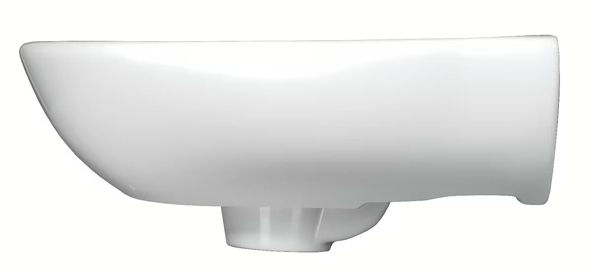 Viseće keramički umivaonik S-Line Pro 49,5 x 38,5 cm u bijeloj boji s preljevom i otvorom za pro slavinu