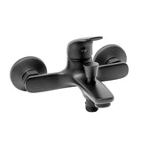 Jednoručna Baterija zidna miješalica za kadu S-Line Pro u mat crnoj boji bez tuš seta.