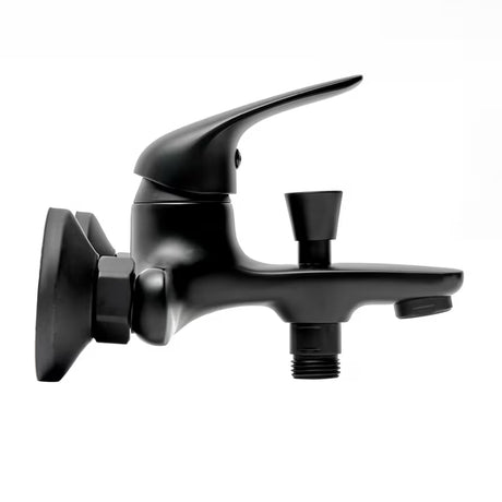 Jednoručna Baterija zidna miješalica za kadu S-Line Pro u mat crnoj boji bez tuš seta.